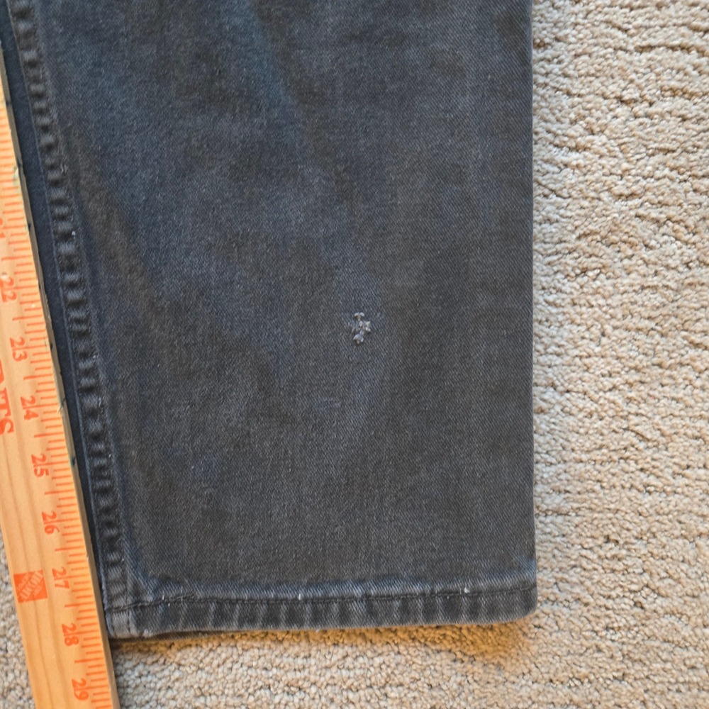 Vintage Levis 505 Regular Fit Jeans Faded Black Made in USA 38x30 Mens - Picture 4 of 8